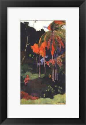 Framed Art Mahana Ma'a 1892 by Paul Gauguin Wall Decor 18x24 Artwork