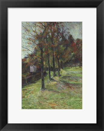 Framed Art Road in Rouen II, 1885 by Paul Gauguin Wall Decor 18x24 Artwork
