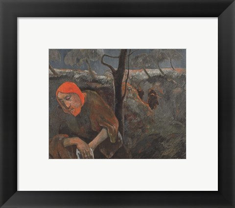 Framed Art Frame Art Agony in the Garden, 1889 by Paul Gauguin Wall Decor 18x24 Artwork