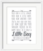 Hold Him A Little Longer - White