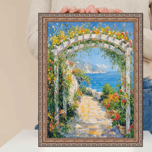 11x16 Frame Aged Antique Silver With Bead Picture Frame-D6661