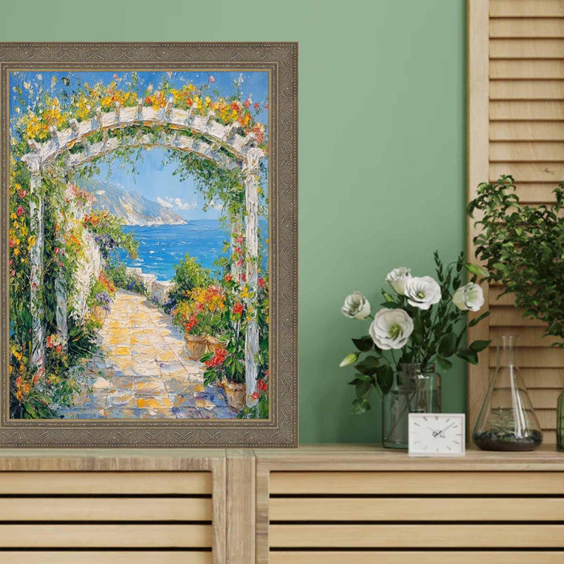 18x24 Frame Aged Silver Ornate Shadow Box Picture Frame