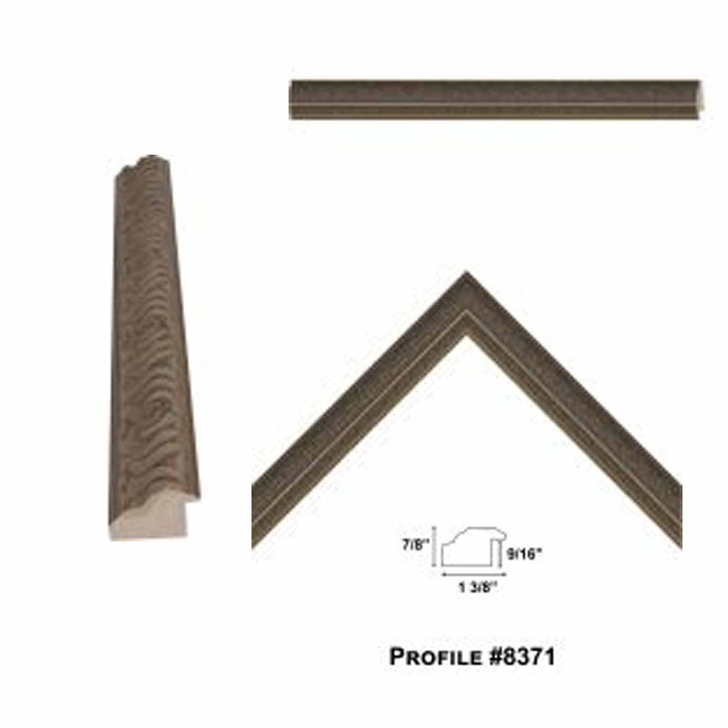 Aged Silver Ornate Shadow Box Picture Frame Home Office