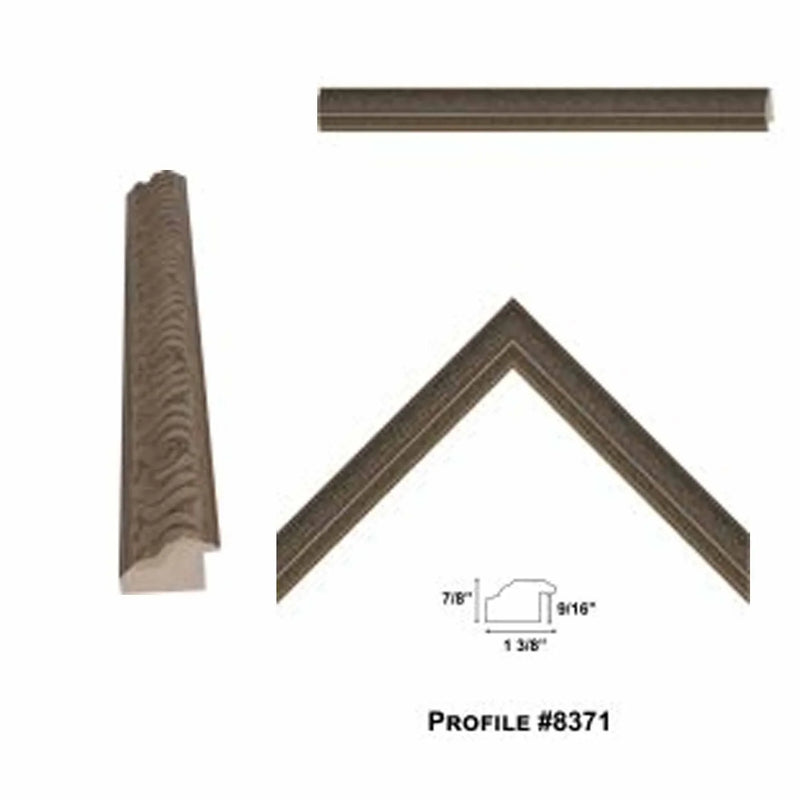 30x36 Frame Aged Silver Ornate Shadow Box Picture Frame