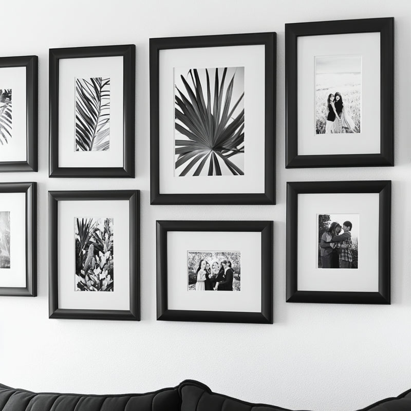 3 foot x 5 foot frame - Black Wood Poster Frame Painting Print Art