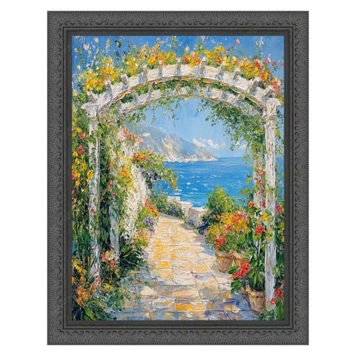 28x28 Frame Antique Black Wood Ornate Picture Frame