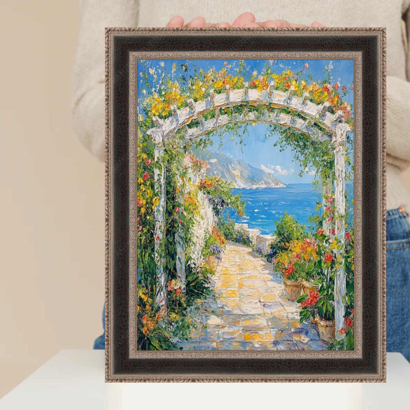 18x18 Frame Antique Silver Black Leather Picture Frame