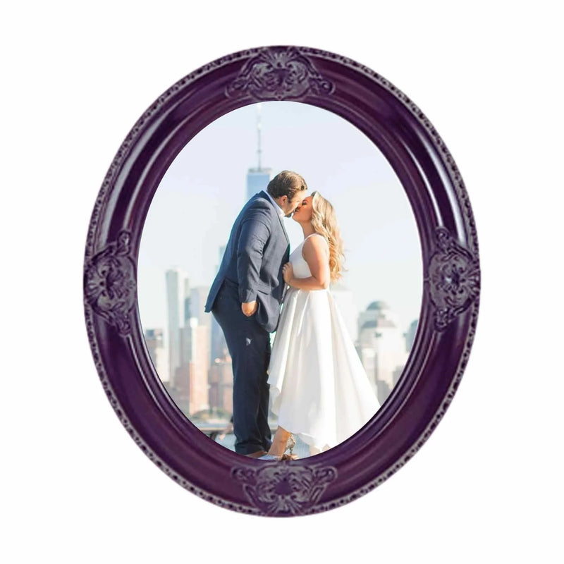 11x14 Mahogany Antique Oval Vintage Picture Frame