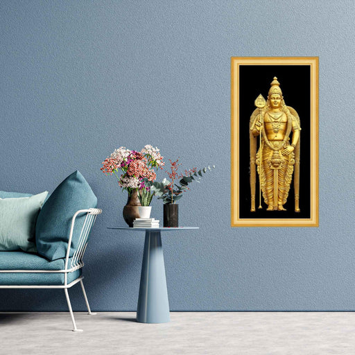 Kartikeya Murugan Photo Frame Wall Decor - Hindu God of War