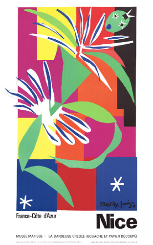 Henri Matisse Cote d'Azur Art Print - Large 39 x 24.5 Wall Decor for Coastal & Modern Homes