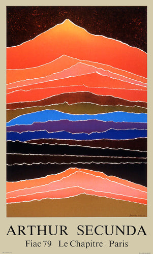 Fiac 1979 Le Chapitre by Arthur Secunda - Abstract Wall Art Print for Modern Décor