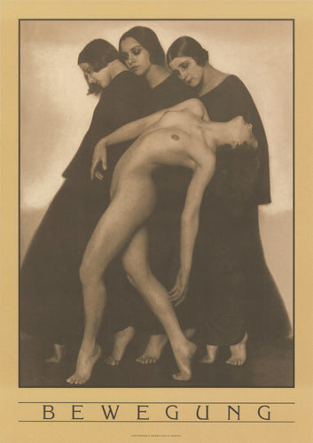 Bewegung by Rudolf Koppitz: Abstract Photography Art Print | Modern Wall Decor | 24 x 17 | Fine Art for Home & Office