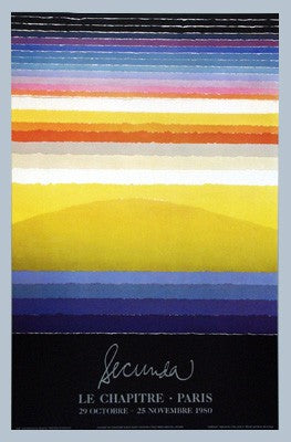 Mirage by Arthur Secunda - Abstract Wall Art Print | Modern Home Decor 34 5/8 x 22 7/8