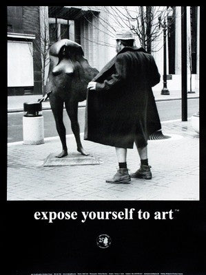 Expose Yourself to Art by Mike Ryerson - Iconic 24x18 " Wall Art Print