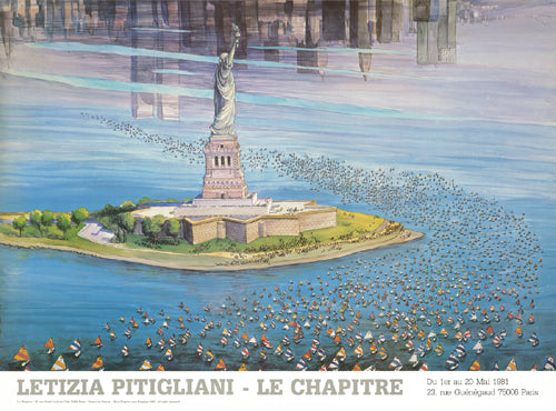 Framed Boat Race by Letizia Pitigliani | 24 7/8 x 33 1/2