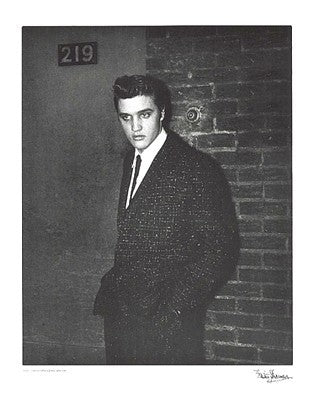 Elvis by Editta Sherman Wall Art Décor 28 x 22 " - Iconic Music Legend Print for Home & Office