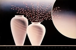 Ivory Shadows Left by Keith Mallett - Modern Abstract Art Print | Contemporary Wall Decor | 24x36 inch