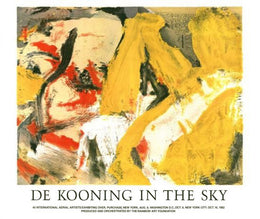 In the Sky by Willem De Kooning - Abstract Expressionist Wall Art Print for Modern Home Decor