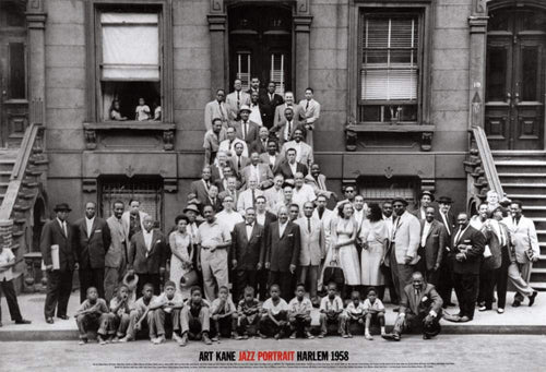 A Great Day in Harlem by Art Kane | Iconic Jazz Photography Wall Art Print | 24x35 inch