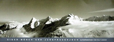Alpenpanorama, Schweiz by Ralf Uicker - Panoramic Swiss Alps Wall Art Print | 17 3/4 x 47 " Décor