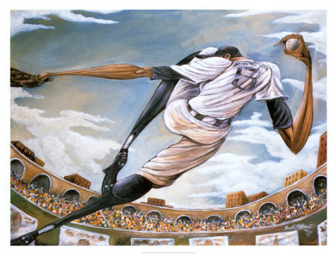 The Pitch Mini Art Print by Frank Morrison - Dynamic Urban Art Decor for Small Spaces 5.5 x 7.25