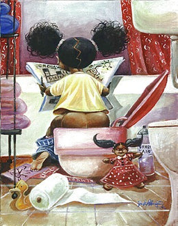 Crossword Puzzle by Frank Morrison | Abstract Wall Art Print 22.5 x 18 inches