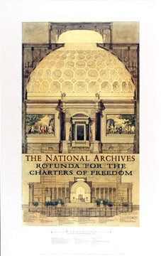 The National Archives Rotunda Art Print by Craig Holmes | Iconic D.C. Landmark Wall Decor