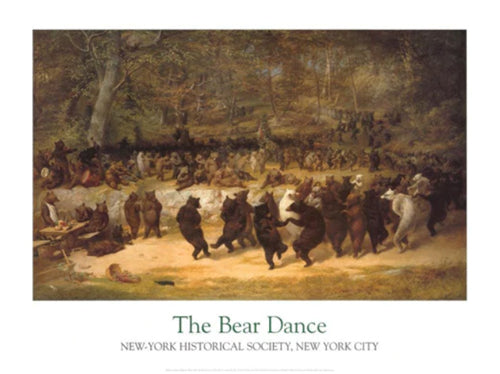 The Bear Dance by William Holbrook Beard Art Print - 27x36 " Wall Decor for Home & Office