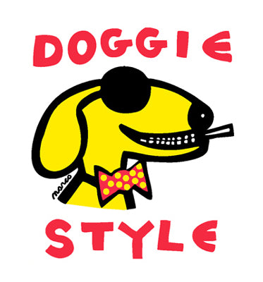 Doggie Style by Peter Marco Art Print - Modern Dog Wall Decor 30 x 2... inches