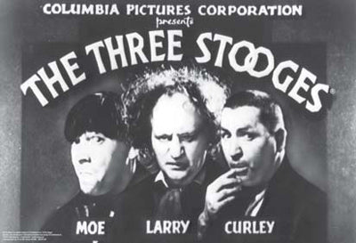 The Three Stooges Opening Credits Art Print - Classic Comedy Wall Art Décor 24x36