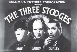 The Three Stooges Opening Credits Art Print - Classic Comedy Wall Art Décor 24x36