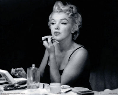 Marilyn Monroe Lipstick Art Print by Sam Shaw - Iconic Hollywood Wall Decor
