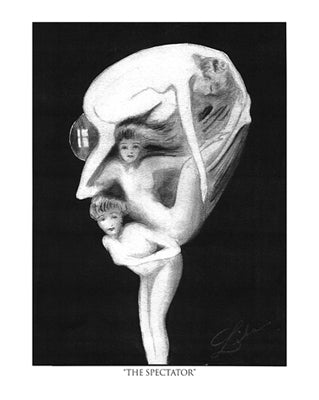 The Spectator - Unique Wall Art Print for Home Decor