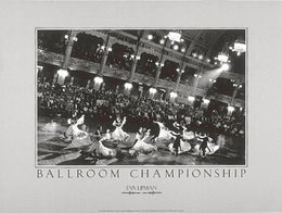 Art Print Ballroom Championship by Eva Lipman - 18x24 " Wall Art Décor for Dance Enthusiasts