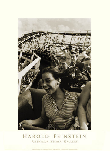 Cyclone, Coney Island, 1952 Art Print by Harold Feinstein - Vintage Photography Wall Art for Home & Office Decor
