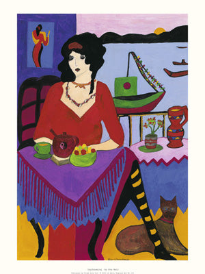 Daydreaming by Eva Weir - Abstract Wall Art Print for Home Decor | 15.75 x 11.75