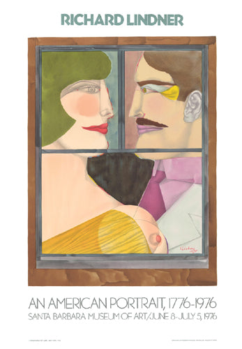 An American Portrait by Richard Lindner - Modern Wall Art Decor
