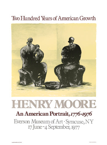 Framed An American Portrait (Everson Museum) by Henry Moore
