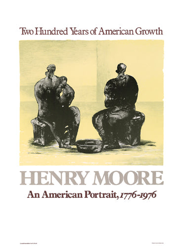 An American Portrait by Henry Moore Wall Art Décor 28 1/2 x 21 Art Print