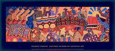 Celebration by Charles Searles - 16x36 " Wall Art Print | Modern Abstract Decor