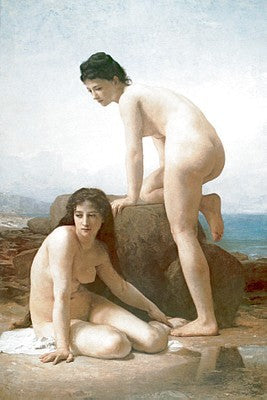 The Bathers by William-Adolphe Bouguereau - Fine Art Print for Elegant Wall Décor 35x24