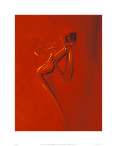 Golden Trumpet Art Print by Patrick Ciranna - 19.7 x 15 Botanical Wall Décor