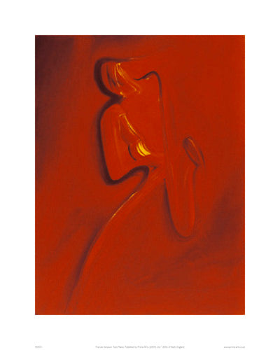 Golden Sax Art Print by Patrick Ciranna - Modern Music Wall Art Decor 19.7x13.7 inch