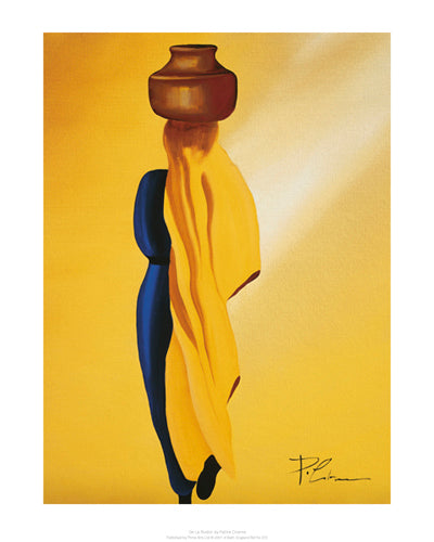 De La Riviere Art Print by Patrick Ciranna - Modern Landscape Wall Decor 19.7 x [Dimension]