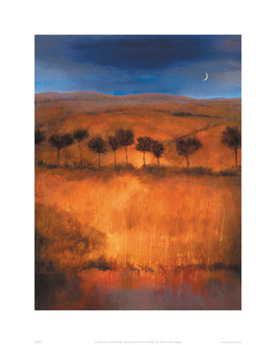 Atlas Foothills by Caroline Gold - Abstract Landscape Art Print | 19.7 Wall Decor