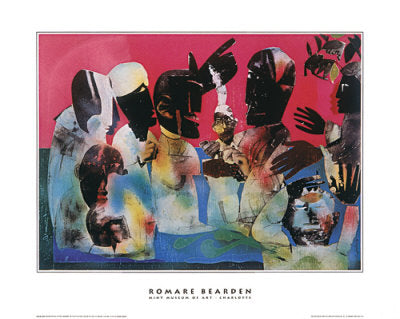 Carolina Shout by Romare Bearden - Iconic Jazz Art Print for Home & Office Decor | 24x30 inches