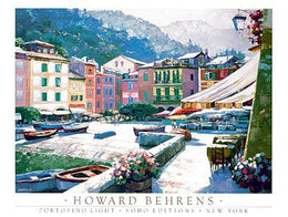 Portofino Light by Howard Behrens - Coastal Art Print | 18x24 " Wall Decor