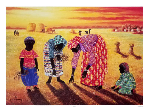 Harvest by Hulis Mavruk Art Print - Modern Abstract Wall Art Decor