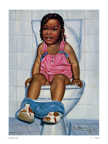 I'm a Big Girl Now by Hulis Mavruk - Empowering Wall Art Print for Home & Office Decor