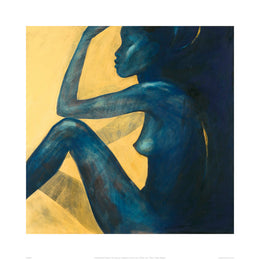 Morning Lust by Michelle Buhl-Nielsen - Abstract Art Print for Modern Home Decor | 19.7 x 19.7 " Wall Art